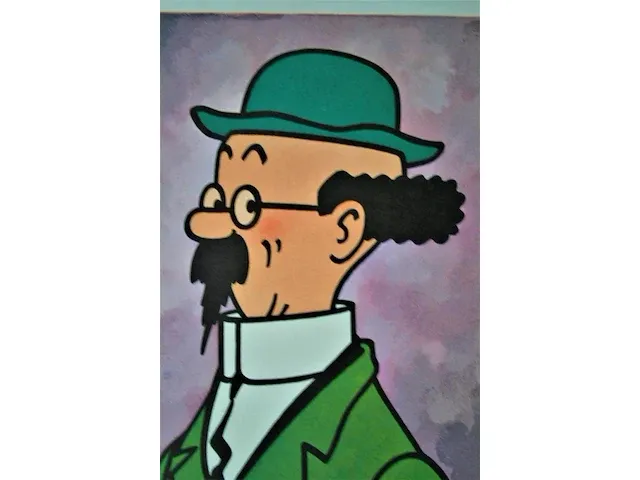 Portfolio portret "prof. zonnebloem" - casterman, 1966 (2/8) - afbeelding 6 van  6