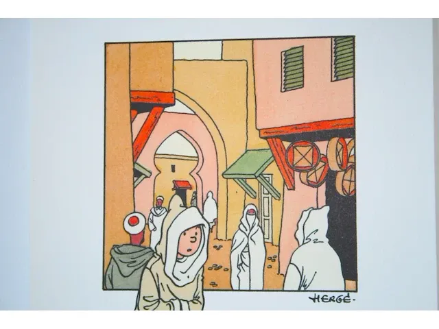 Portofolio 'de krab met de gulden scharen' (nr. 5/9) - 75 jaar kuifje - 17,5 x 24cm - genummerd - afbeelding 8 van  10