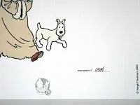 Portofolio 'de krab met de gulden scharen' (nr. 5/9) - 75 jaar kuifje - 17,5 x 24cm - genummerd - afbeelding 10 van  10