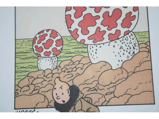 Portofolio 'de mysterieuze ster' (nr. 8/9) - 75 jaar kuifje - 17,5 x 24cm - genummerd - afbeelding 2 van  10