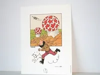 Portofolio 'de mysterieuze ster' (nr. 8/9) - 75 jaar kuifje - 17,5 x 24cm - genummerd - afbeelding 3 van  10