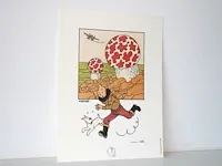 Portofolio 'de mysterieuze ster' (nr. 8/9) - 75 jaar kuifje - 17,5 x 24cm - genummerd - afbeelding 4 van  10