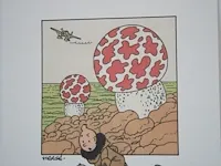 Portofolio 'de mysterieuze ster' (nr. 8/9) - 75 jaar kuifje - 17,5 x 24cm - genummerd - afbeelding 6 van  10