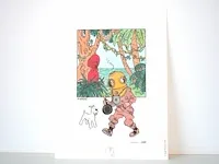 Portofolio 'de schat van scharlacken rackham' (nr. 9/9) - 75 jaar kuifje - 17,5 x 24cm - genummerd - afbeelding 1 van  10