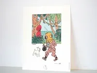 Portofolio 'de schat van scharlacken rackham' (nr. 9/9) - 75 jaar kuifje - 17,5 x 24cm - genummerd - afbeelding 3 van  10