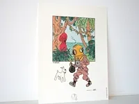 Portofolio 'de schat van scharlacken rackham' (nr. 9/9) - 75 jaar kuifje - 17,5 x 24cm - genummerd - afbeelding 4 van  10