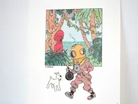 Portofolio 'de schat van scharlacken rackham' (nr. 9/9) - 75 jaar kuifje - 17,5 x 24cm - genummerd - afbeelding 5 van  10