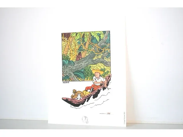 Portofolio 'het gebroken oor' (nr. 3/9) - 75 jaar kuifje - 17,5 x 24cm - genummerd - afbeelding 3 van  10