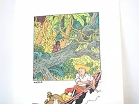 Portofolio 'het gebroken oor' (nr. 3/9) - 75 jaar kuifje - 17,5 x 24cm - genummerd - afbeelding 6 van  10