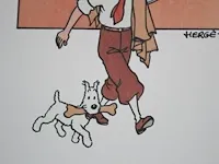 Portofolio 'kuifje en bobbie' (nr. 2/9) - 75 jaar kuifje - 17,5 x 24cm - genummerd - afbeelding 2 van  11