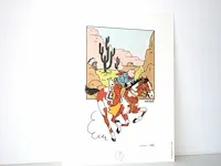 Portofolio 'kuifje in amerika' (nr. 6/9) - 75 jaar kuifje - 17,5 x 24cm - genummerd - afbeelding 4 van  10