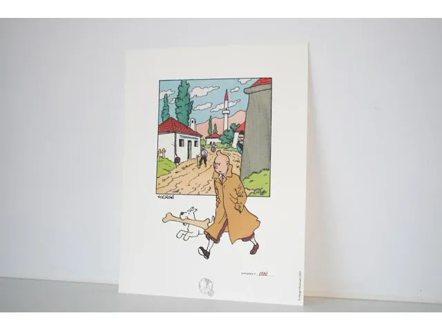 Portofolio 'scepter van ottokar' (nr. 7/9) - 75 jaar kuifje - 17,5 x 24cm - genummerd - afbeelding 5 van  11