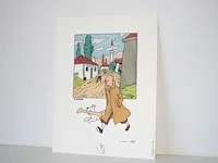 Portofolio 'scepter van ottokar' (nr. 7/9) - 75 jaar kuifje - 17,5 x 24cm - genummerd - afbeelding 5 van  11