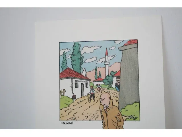 Portofolio 'scepter van ottokar' (nr. 7/9) - 75 jaar kuifje - 17,5 x 24cm - genummerd - afbeelding 6 van  11