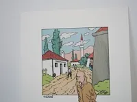 Portofolio 'scepter van ottokar' (nr. 7/9) - 75 jaar kuifje - 17,5 x 24cm - genummerd - afbeelding 6 van  11