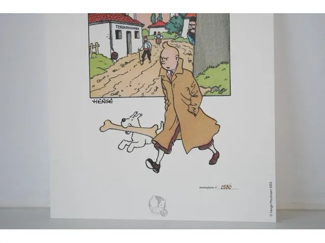 Portofolio 'scepter van ottokar' (nr. 7/9) - 75 jaar kuifje - 17,5 x 24cm - genummerd - afbeelding 7 van  11