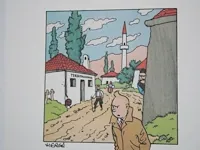 Portofolio 'scepter van ottokar' (nr. 7/9) - 75 jaar kuifje - 17,5 x 24cm - genummerd - afbeelding 8 van  11