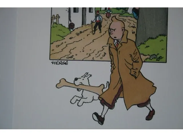 Portofolio 'scepter van ottokar' (nr. 7/9) - 75 jaar kuifje - 17,5 x 24cm - genummerd - afbeelding 9 van  11