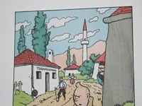 Portofolio 'scepter van ottokar' (nr. 7/9) - 75 jaar kuifje - 17,5 x 24cm - genummerd - afbeelding 10 van  11