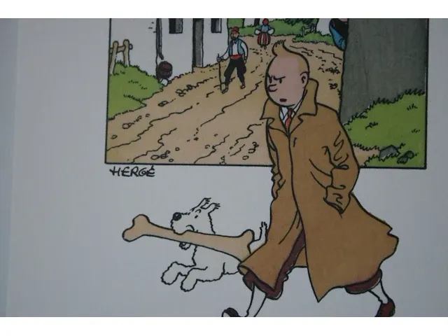 Portofolio 'scepter van ottokar' (nr. 7/9) - 75 jaar kuifje - 17,5 x 24cm - genummerd - afbeelding 11 van  11