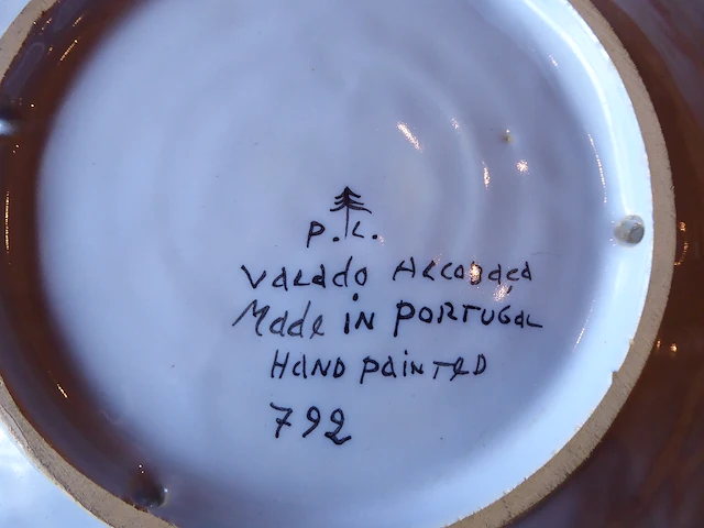Portugees aardewerk bord - afbeelding 3 van  3