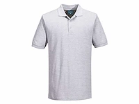 Portwest - b210 - polo grey melange maat s (16x) - afbeelding 1 van  2