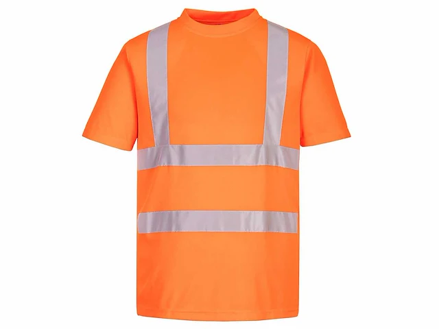 Portwest - ec12 - t-shirt hi-vis orange maat m (60x) - afbeelding 1 van  2