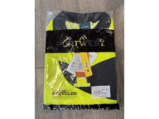 Portwest - pw212 - polo hi vis maat l (40x) - afbeelding 2 van  2