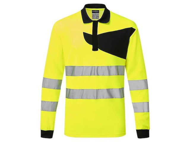 Portwest - pw220 - polo longsleeve maat m (35x) - afbeelding 1 van  2