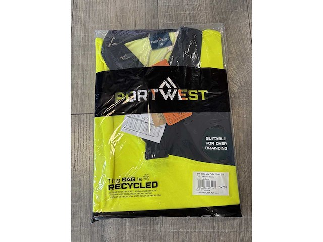 Portwest - pw220 - polo longsleeve maat s (12x) - afbeelding 2 van  2