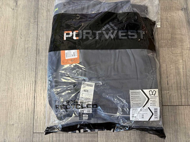 Portwest - pw305 - stretch werkbroek holster pockets maat 48 (6x) - afbeelding 3 van  4