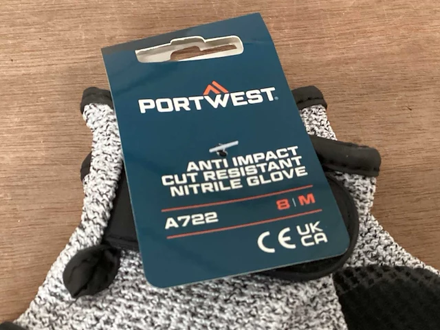 Portwest werkhandschoen snijbestendig, maat m (22x) - afbeelding 3 van  4