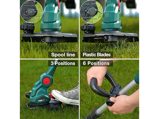 Posenpro accu-grastrimmer - afbeelding 5 van  5
