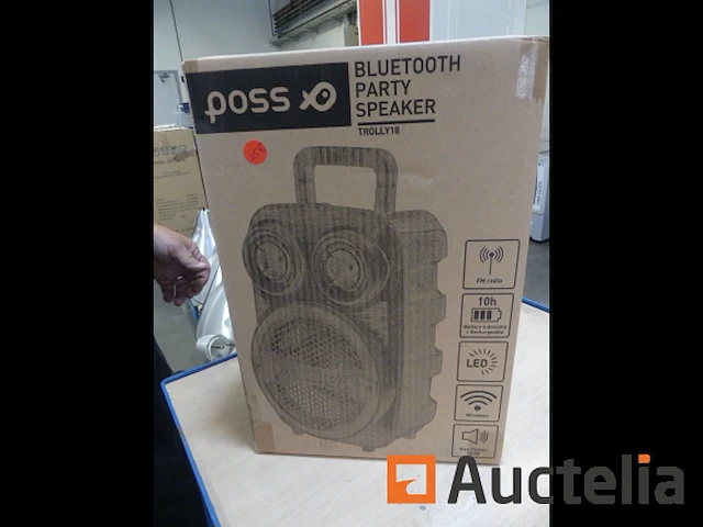 Poss trolley 18 draagbare bluetooth-luidspreker - afbeelding 2 van  4