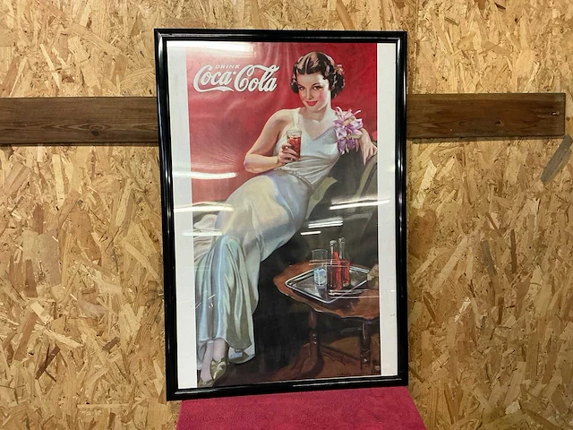 Poster coca cola - gedrukt - afbeelding 1 van  2