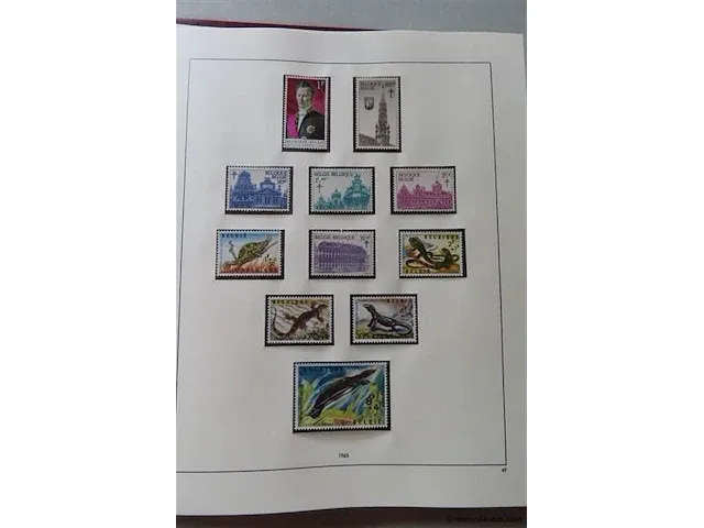 Postzegel album belgië - afbeelding 45 van  73