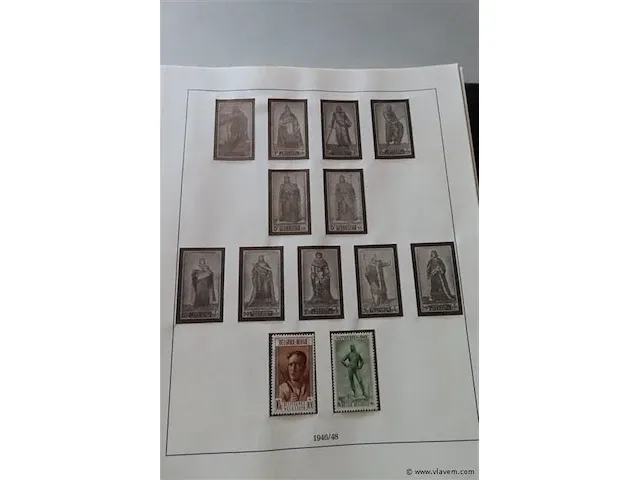 Postzegel album belgië - afbeelding 2 van  44