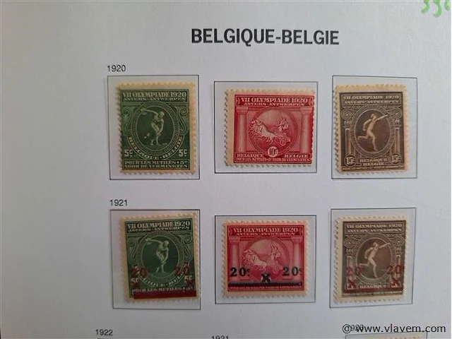 Postzegels belgië - afbeelding 2 van  4