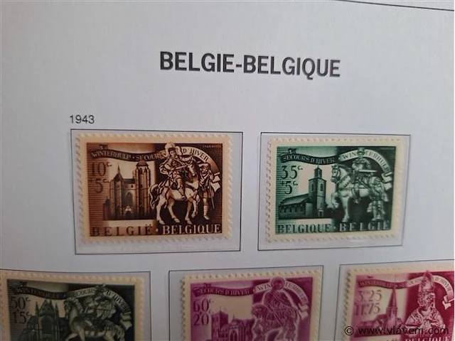 Postzegels belgië - afbeelding 2 van  5