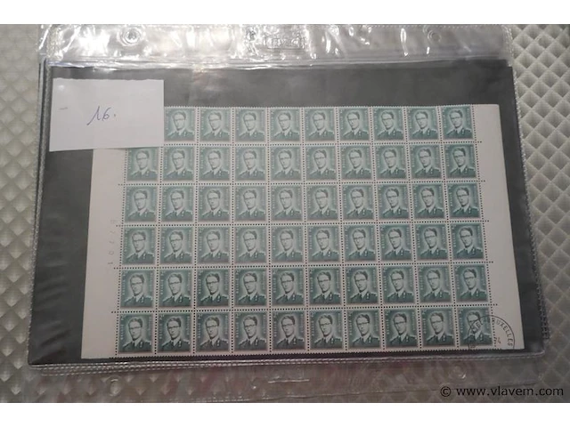 Postzegels boudewijn - afbeelding 1 van  1