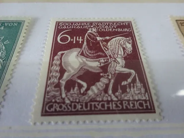 Postzegels cross deutsch reich ongestempeld - afbeelding 2 van  2