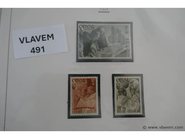 Postzegels orval 1941 - afbeelding 1 van  3