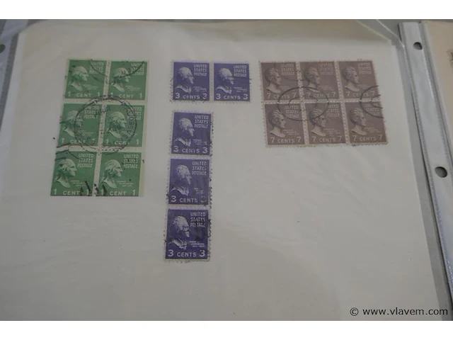 Postzegels vereningde staten - afbeelding 1 van  9