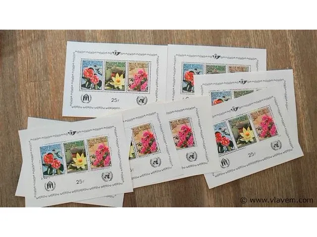 Postzegelvellen belgië 10 vellen - afbeelding 1 van  2