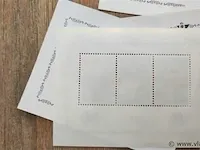 Postzegelvellen belgië 10 vellen - afbeelding 2 van  2