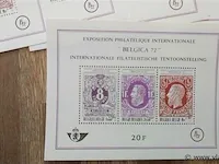 Postzegelvellen belgië 10 vellen - afbeelding 2 van  3