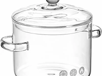 Pot van borosilicaatglas - afbeelding 1 van  3