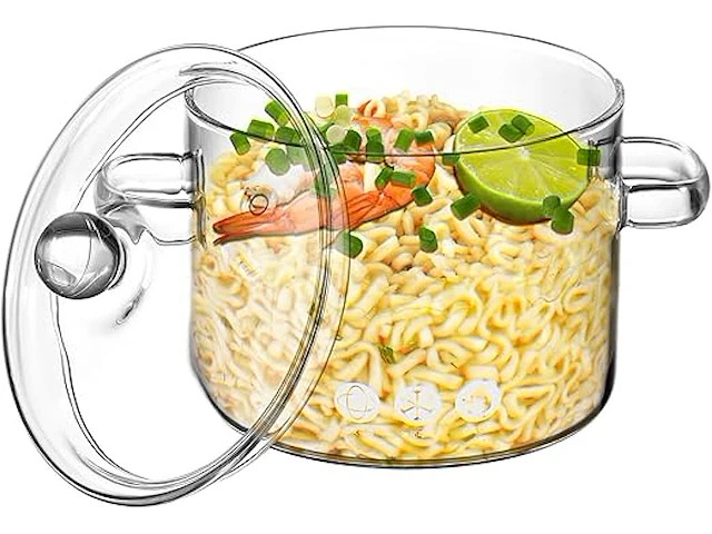Pot van borosilicaatglas - afbeelding 3 van  3