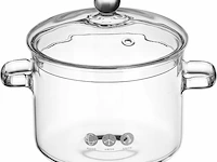 Pot van borosilicaatglas - afbeelding 1 van  3