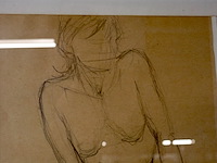 Potloodschets in kader (x2) - afbeelding 3 van  6